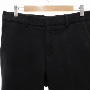 EMPORIO ARMANI パンツ スラックス ストレート 48 黒 ブラック /FF