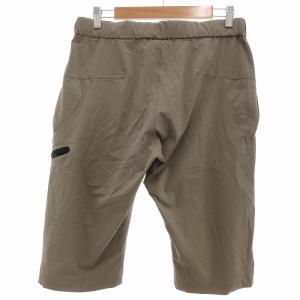 DESCENTE ハーフパンツ イージーウエスト ウェビングベルト L グレージュ /UO