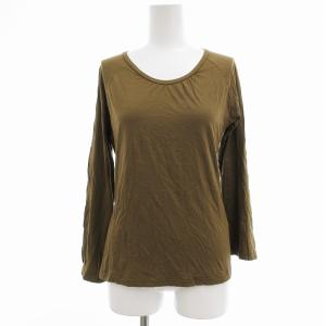 カットソー Tシャツ 長袖 カーキ /OU