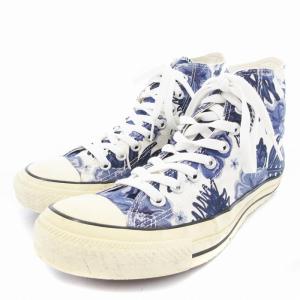 CONVERSE リゾート アロハ HI スニーカー シューズ キャンバス 総柄 26cm 青 ブルー D95958 /JS