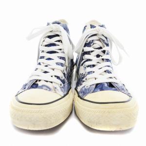 CONVERSE リゾート アロハ HI スニーカー シューズ キャンバス 総柄 26cm 青 ブルー D95958 /JS