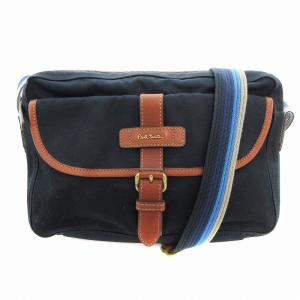 ショルダーバッグ メッセンジャー 紺 ネイビー /AE