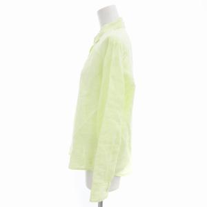 URBAN RESEARCH シャツ ブラウス 麻 リネン 長袖 F 緑 グリーン /AE
