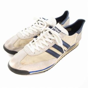 SL72 クラシックランニングシューズ スニーカー 28.5cm 白 ホワイト 紺 ネイビー S78999