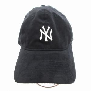 NEW ERA タグ付き 9TWENTY MLB シンセティックスエード ニューヨークヤンキース キャップ 帽子 黒 ブラック