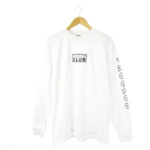 HEAVY WEIGHT Tシャツ カットソー ロンT クルーネック 丸首 長袖 ロゴ刺繍 プリント XL