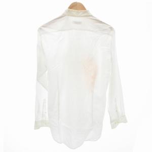 ETRO カジュアルシャツ 総柄 長袖 M 白 ホワイト /UD