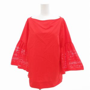 カットソー プルオーバー 長袖 S 赤 レッド /UD