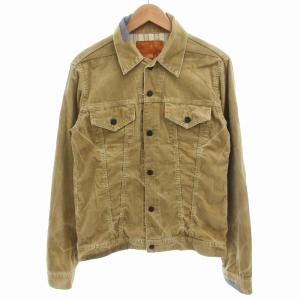 トラッカー ジャケット コーデュロイ リペアデザイン ダメージ加工 シンチバック 2 ベージュ /OU