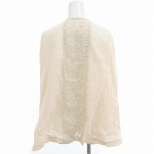 marble SUD レースパンダ 羽織りブラウス シャツ 長袖 ベージュ 05CS069029 /OU