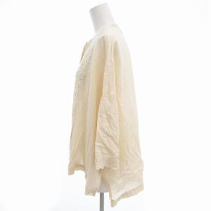 marble SUD レースパンダ 羽織りブラウス シャツ 長袖 ベージュ 05CS069029 /OU