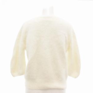 UNITED ARROWS シャギーニット セーター アンゴラ 長袖 白 ホワイト /UD