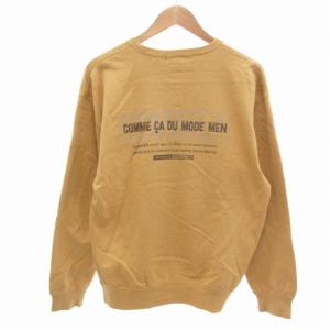 COMME CA DU MODE MEN スウェット トレーナー プルオーバー 長袖 ベージュ /UD