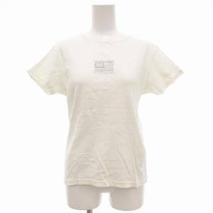 Tシャツ 半袖 ロゴ ラメ L 白 ホワイト /JS
