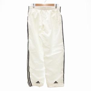 adidas トラックパンツ ジャージ スリーライン イージー L 白 ホワイト /JS