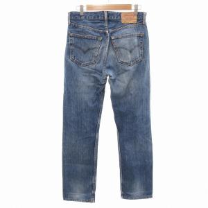 Levi's 501 デニムパンツ ダメージ W32 L32 インディゴブルー