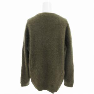 BEAUTY&YOUTH UNITED ARROWS BY ヘアリー フォルム セーター ニット シャギー L カーキ 1213-105-3429 /OU