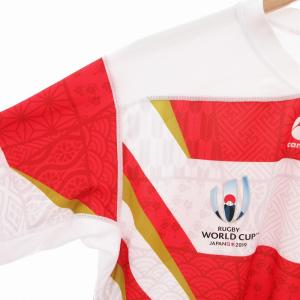 CANTERBURY ラグビーワールドカップ2019 日本代表ユニフォーム レプリカ Tシャツ スポーツウェア L 赤 レッド