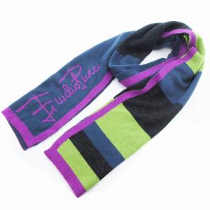 マフラー ストール ロゴ マルチカラー /OU