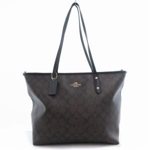 ハンドバッグ ワンショルダー ナイロン レザー ロゴ 黒 ブラック