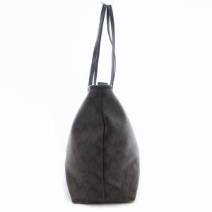 COACH シグネチャー シティジップトート バッグ ロゴ 総柄 茶 ブラウン F58292 /OU