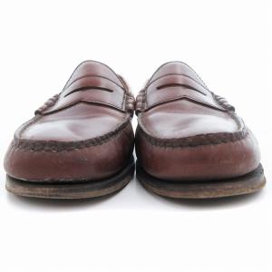 Timberland ローファー レザーシューズ ラウンドトゥ ローヒール 7.5 25.5cm 茶 ブラウン /OU