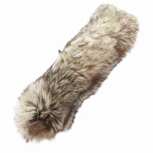 SAGA FOX ティペット 毛皮マフラー フォックスファー 茶 ブラウン 白 ホワイト /GV