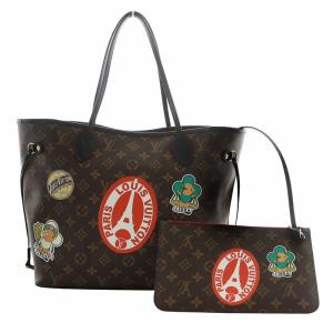 LOUIS VUITTON ネヴァーフルMM マイモノグラム ワールドツアー M42844 トートバッグ