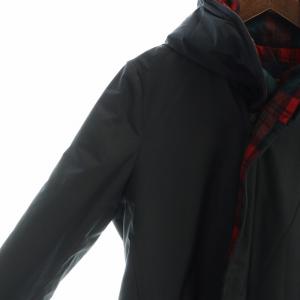 1PIU1UGUALE3 ペンドルトン PENDLETON コラボ モッズコート ロング 長袖 ロゴ チェッ柄 カシミヤ混 IV