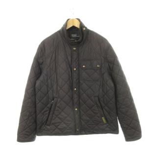 キルティング ジャケット ダブルジップ 中綿 XL 黒 ブラック /AH20 GY03