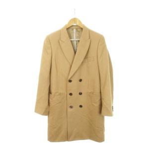 チェスターコート ダブル キャメルウール M ベージュ /AH19 GY03