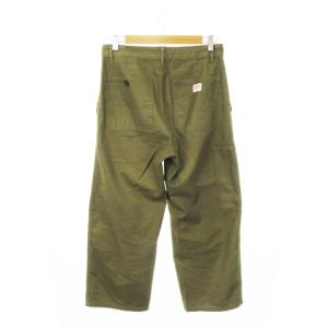DANTON Vetements de Travail ベイカーパンツ ワークパンツ ワイドストレート 38 M 緑