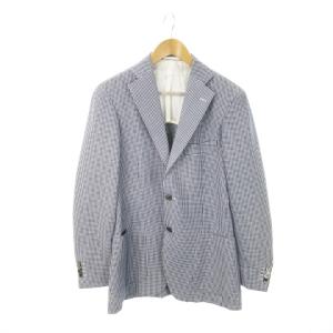 MARZOTTO HAVANA マルゾット社製 ハバナ ハウンドトゥース テーラード ジャケット 背抜き