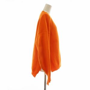 nagonstans 22SS カーディガン カシミヤ混 長袖 薄手 M オレンジ 470FS870-0100 /XZ GY04