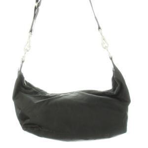 Orobianco ボディバッグ ショルダーバッグ ナイロン レザー 革 クロコ型押し 黒 ブラック /CK14 GY04