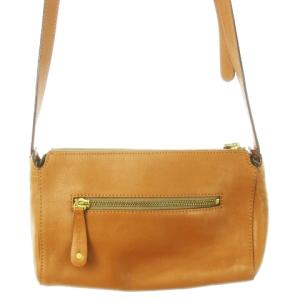 Dakota ショルダーバッグ レザー 革 ベルトデザイン ロゴ型押し 茶 ブラウン /CK9 GY04