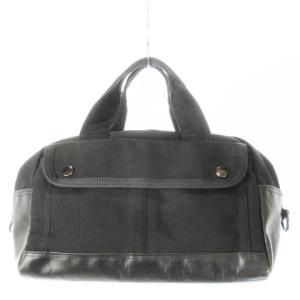 PORTER 吉田カバン ハンドバッグ ボストンバッグ ミニ ナイロン レザー 革 ペンライト付き 黒 ブラック /CK16