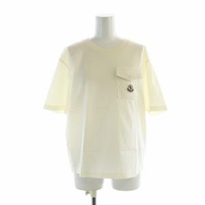 24ss Tシャツ カットソー 半袖 ポケット付き ロゴ ワッペン XS アイボリー J10938C00022