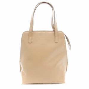 LONDON トートバッグ ロゴ ベージュ /AE