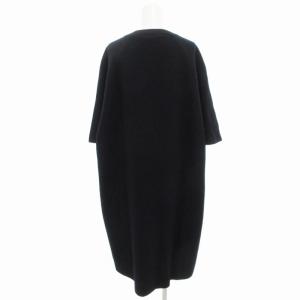 COS オーバーサイズウールTシャツワンピース カットソー ニット ひざ丈 クルーネック ラグランスリーブ 半袖