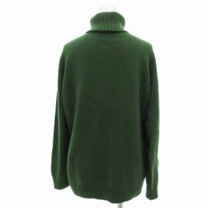 LACOSTE フランス製 ニット セーター タートルネック ハイゲージ 46 緑 グリーン /TI