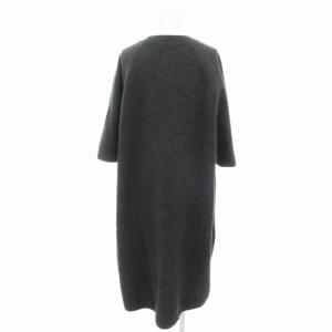 COS オーバーサイズウールTシャツワンピース カットソー ニット セーター ひざ丈 クルーネック ラグランスリーブ