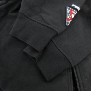 AVIREX 長袖 ウインドガード ジップパーカー トレーナー  2XL 黒 ブラック 6183512 /TI