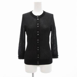 カーディガン ニット ラメ S ブラック /JS