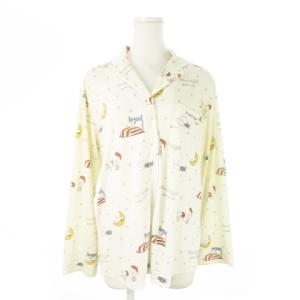 gelato pique × ピーナッツ PEANUTS ルームウェア セットアップ 2点セット 長袖シャツ パンツ スヌーピー