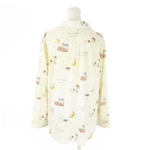 gelato pique × ピーナッツ PEANUTS ルームウェア セットアップ 2点セット 長袖シャツ パンツ スヌーピー