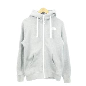 リアビューフルジップフーディ ジップパーカー 裏起毛 ロゴ アウトドア S グレー NT11530 /AH3