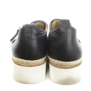 GINZA Kanematsu AQUA BELL スリッポン スニーカー シューズ モンクストラップ レザー 厚底 ライン ジュート