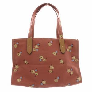 COACH × ディズニー DISNEY トートバッグ ハンド キャンバス レザー 花柄 フローラル ミッキーマウス