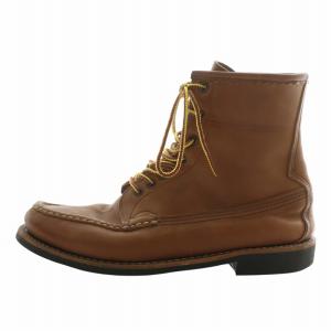 Russell Moccasin ショートブーツ レースアップ 9.5 ブラウン